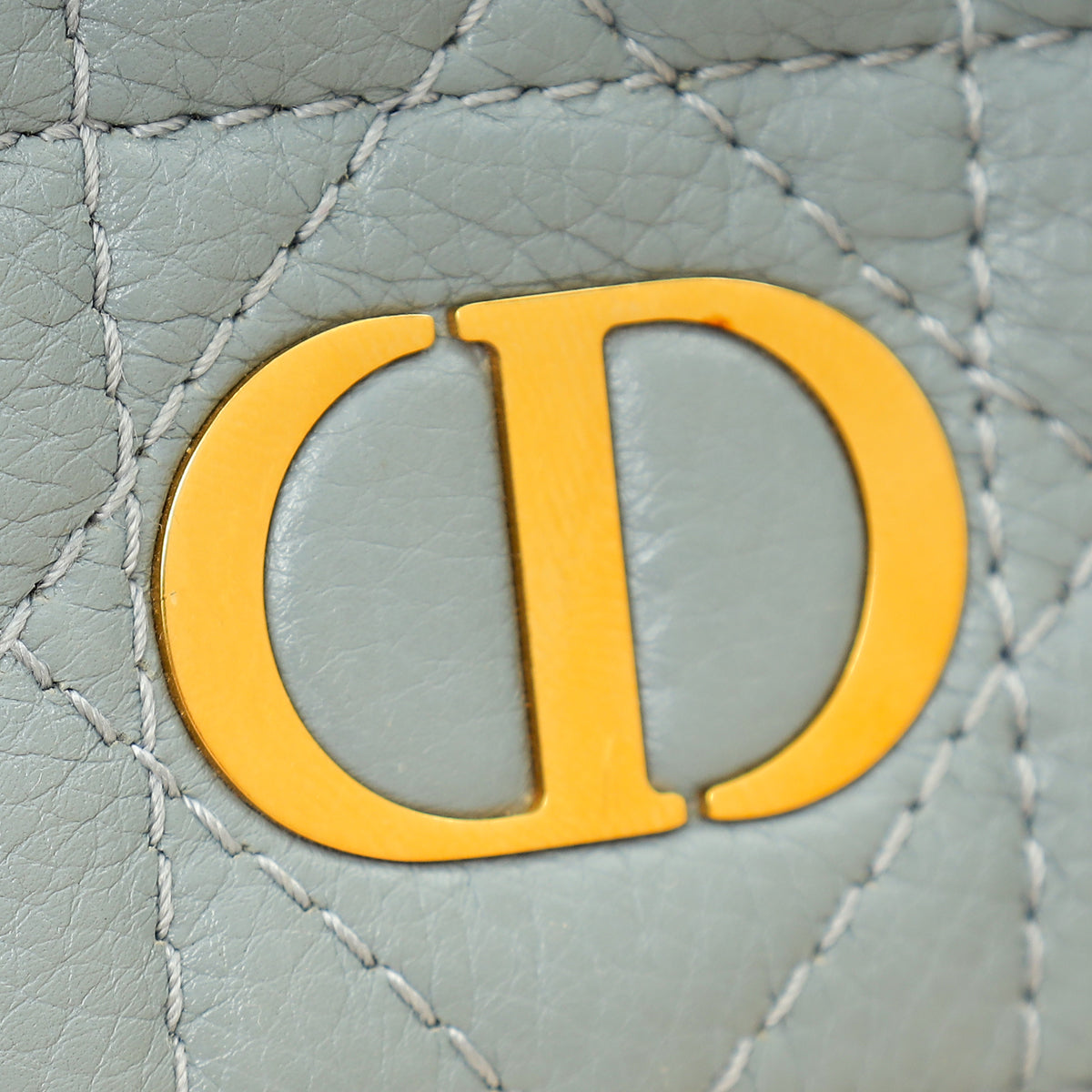 Christian Dior Cloud Blue Caro Scarlet Wallet-Christian Dior-THE CLOSET