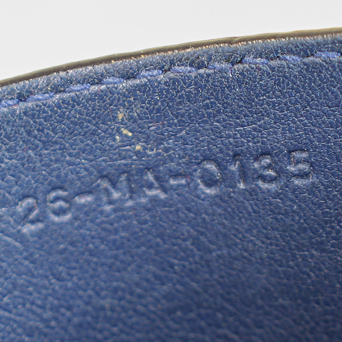 Christian Dior Navy Blue Lady Dior Card Holder