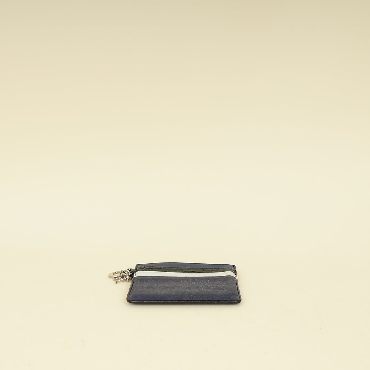 Christian Dior Navy Blue Lady Dior Card Holder