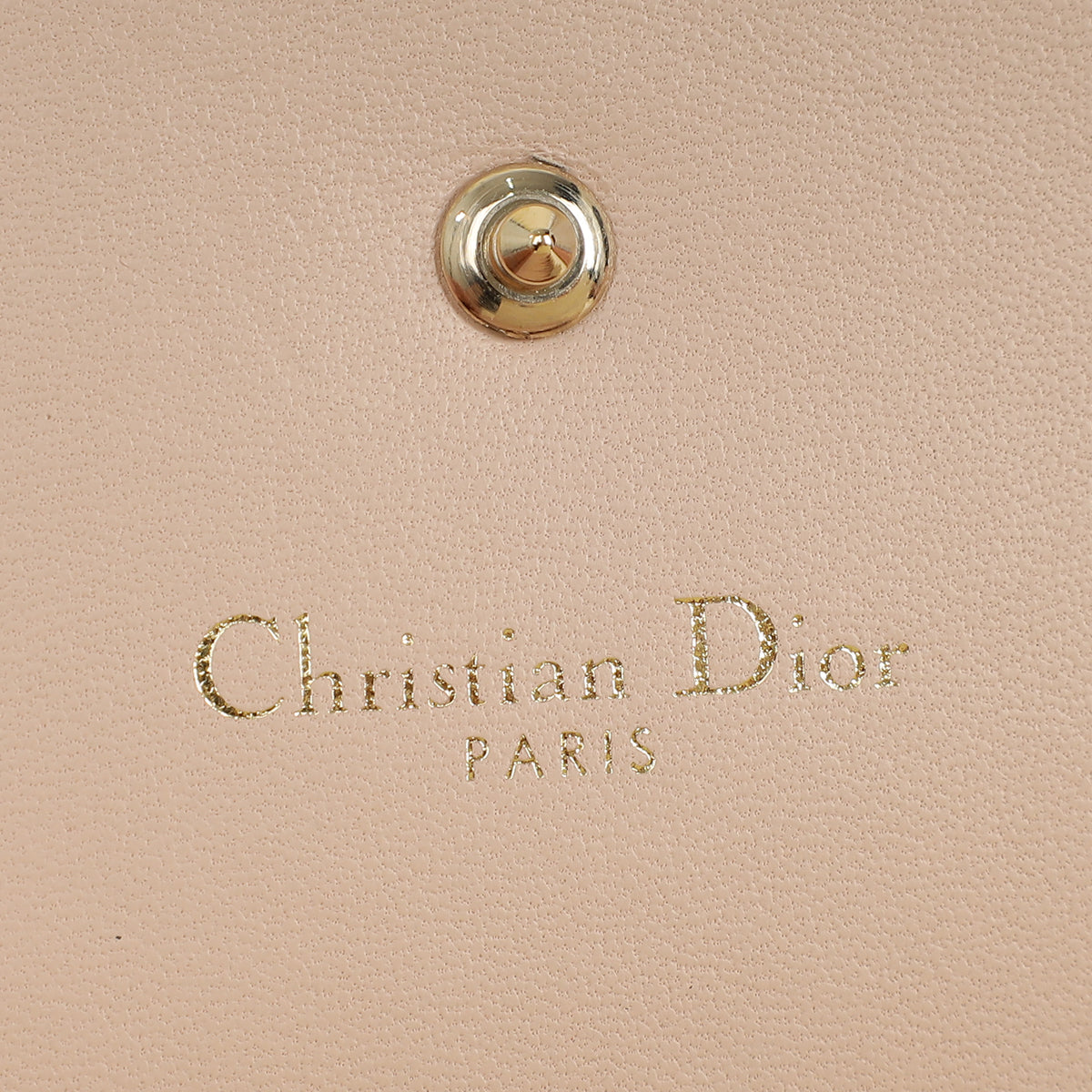 Christian Dior Beige Diorama Trifold Wallet-Christian Dior-THE CLOSET