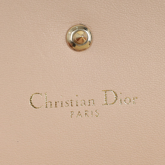 Christian Dior Beige Diorama Trifold Wallet-Christian Dior-THE CLOSET
