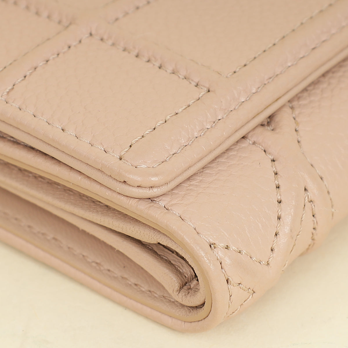 Christian Dior Beige Diorama Trifold Wallet-Christian Dior-THE CLOSET