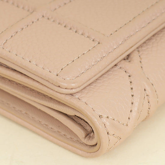 Christian Dior Beige Diorama Trifold Wallet-Christian Dior-THE CLOSET