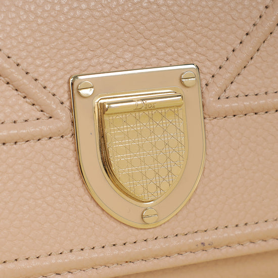 Christian Dior Beige Diorama Trifold Wallet-Christian Dior-THE CLOSET