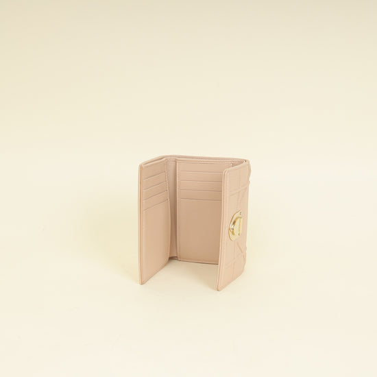 Christian Dior Beige Diorama Trifold Wallet-Christian Dior-THE CLOSET