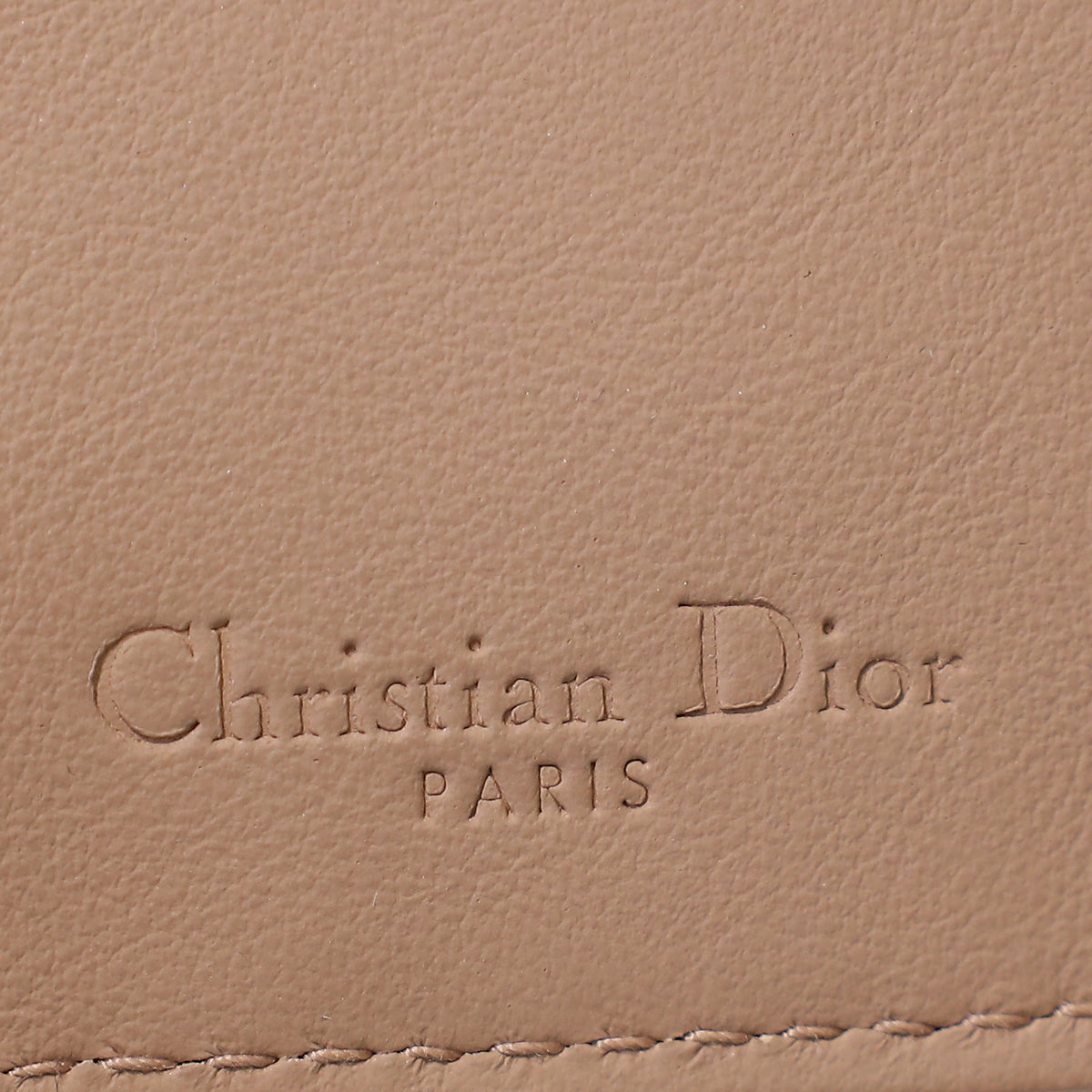 Christian Dior Blush Lady Dior Slim Long Wallet With Strap