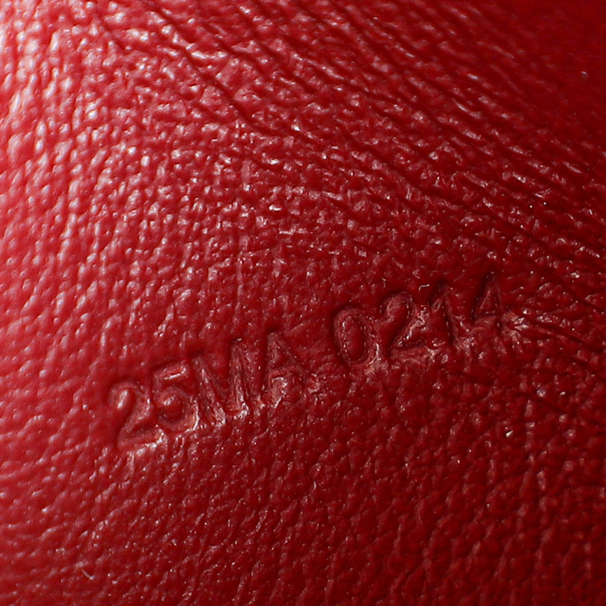 Christian Dior Cherry Red Lady Dior Jasmine Card Holder