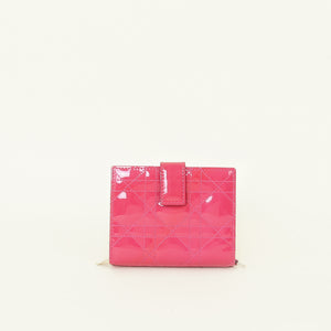 Christian Dior Pink Lady Dior Cannage Compact Eden Wallet