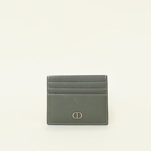 Christian Dior Khaki CD Icon Card Holder