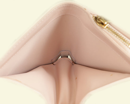 Christian Dior Light Pink Cannage Lady Dior French Wallet