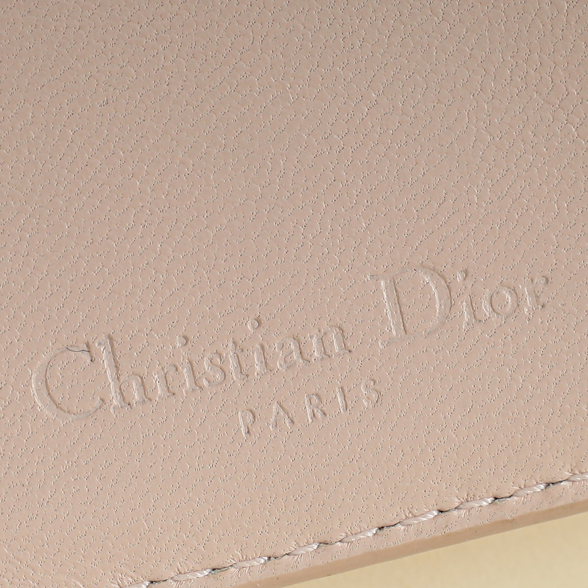Christian Dior Light Pink Cannage Lady Dior French Wallet