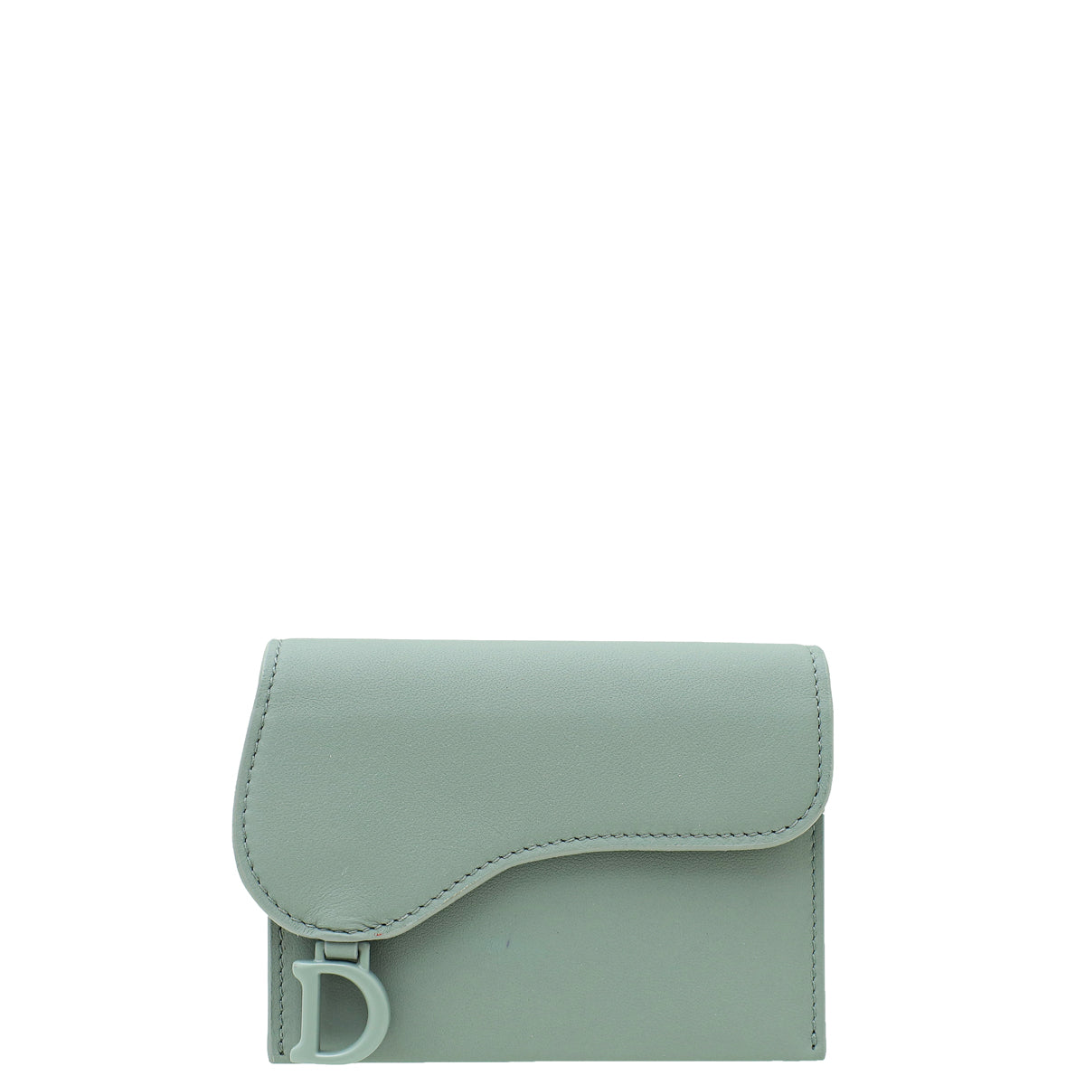 Christian Dior Grey Saddle Matte 5 Gusset Card Holder-Christian Dior-THE CLOSET