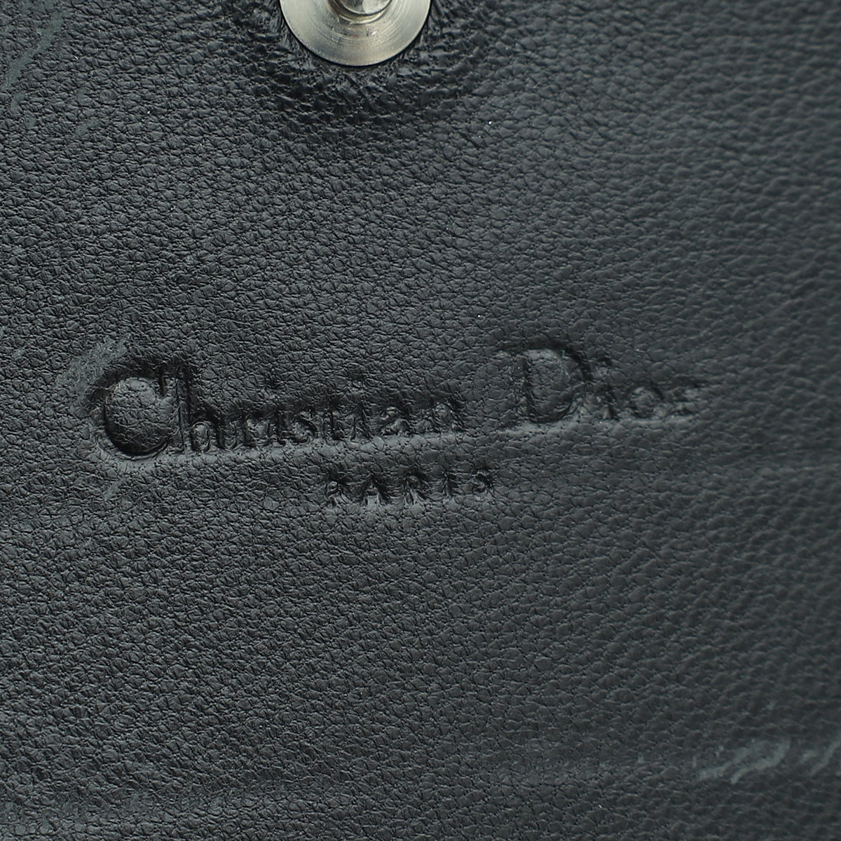 Christian Dior Black Continental Wallet