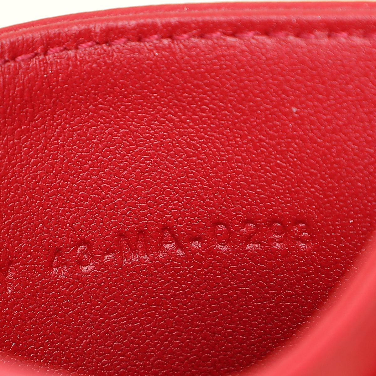 Christian Dior Red Dioramour Dior Caro Freesia Card Holder-Christian Dior-THE CLOSET