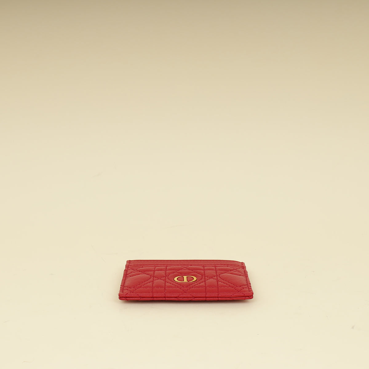 Christian Dior Red Dioramour Dior Caro Freesia Card Holder-Christian Dior-THE CLOSET