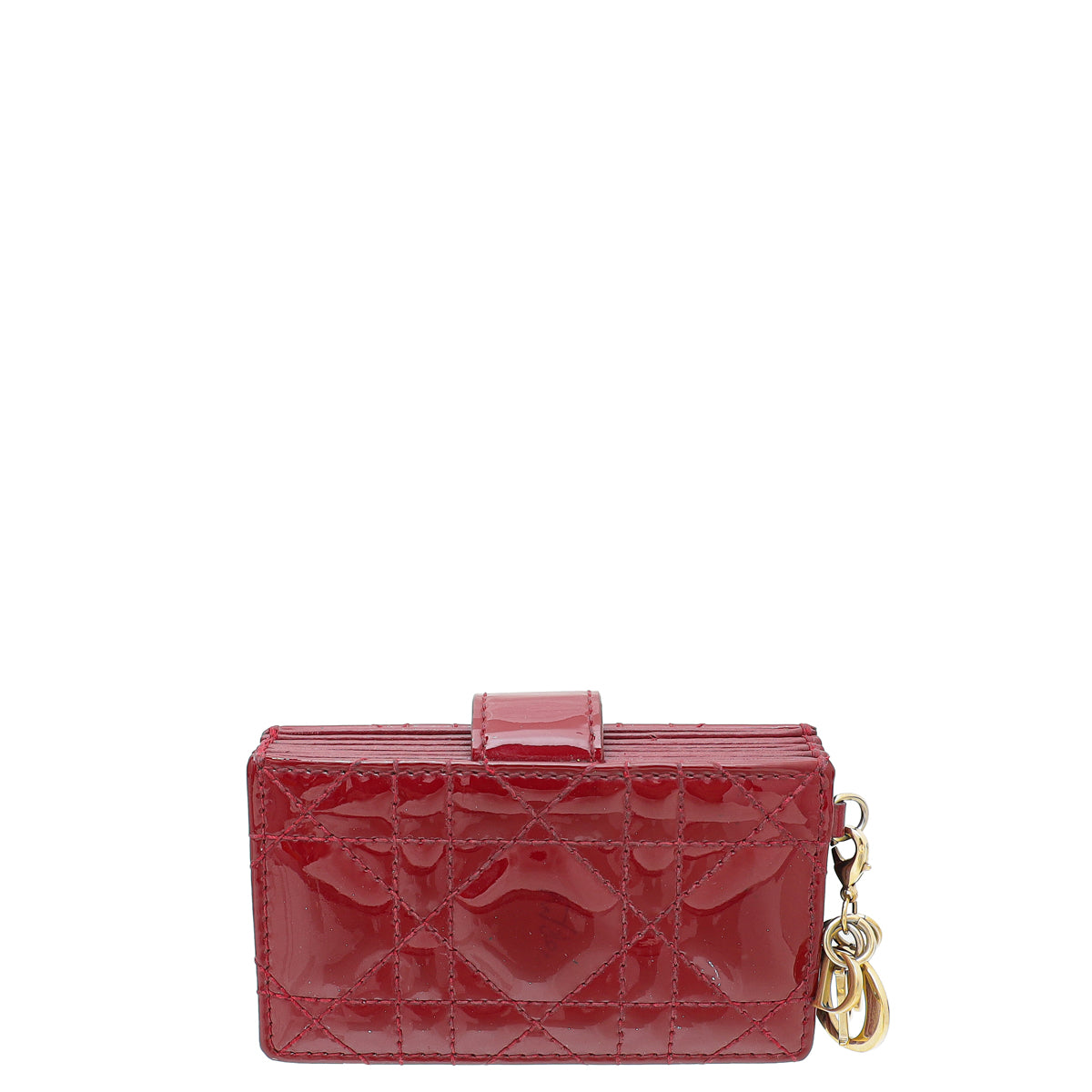 Christian Dior Cherry Lady Dior Gusset Card Holder-Christian Dior-THE CLOSET