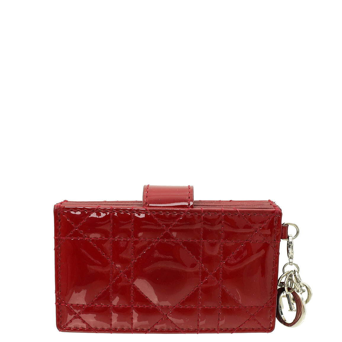 Christian Dior Cherry Lady Dior 5 Gusset Card Holder-Christian Dior-THE CLOSET