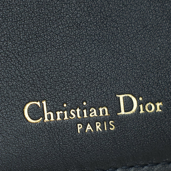 Christian Dior Navy Blue Oblique Passport Cover