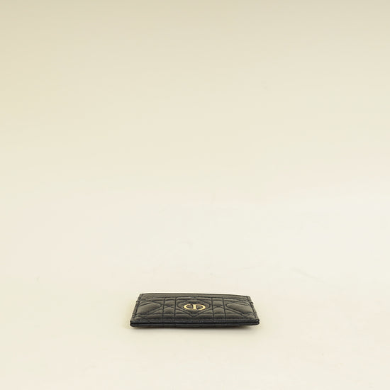 Christian Dior Black Dioramour Dior Caro Freesia Card Holder-Christian Dior-THE CLOSET