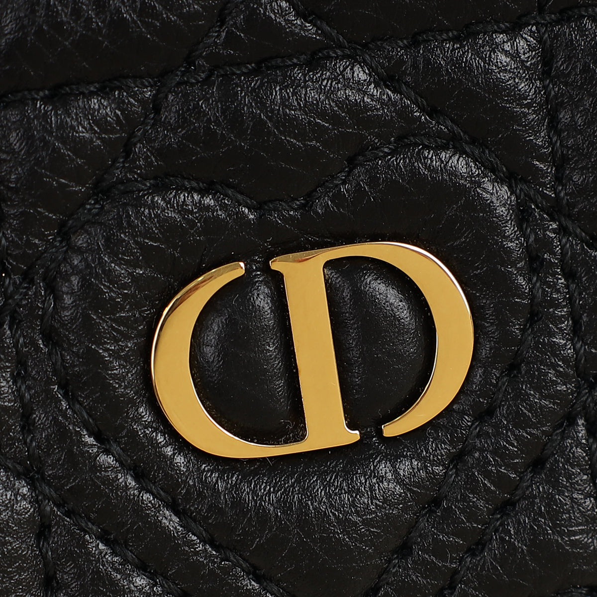 Christian Dior Black Dioramour Dior Caro Freesia Card Holder-Christian Dior-THE CLOSET