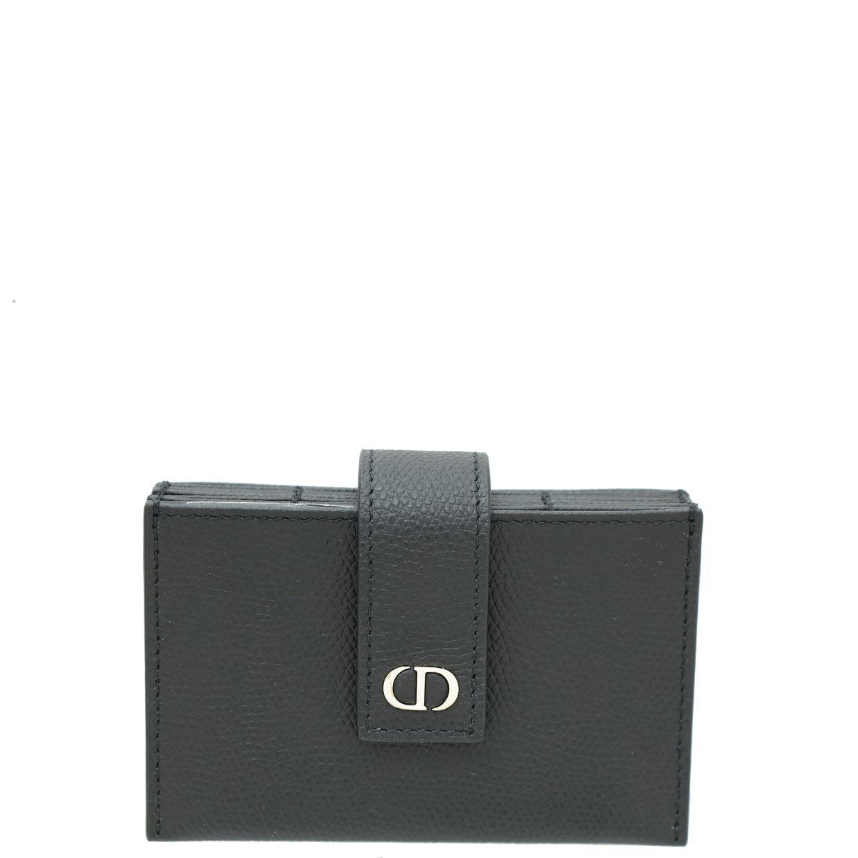 Christian Dior Black 30 Montaigne 5 Gusset Card Holder-Christian Dior-THE CLOSET