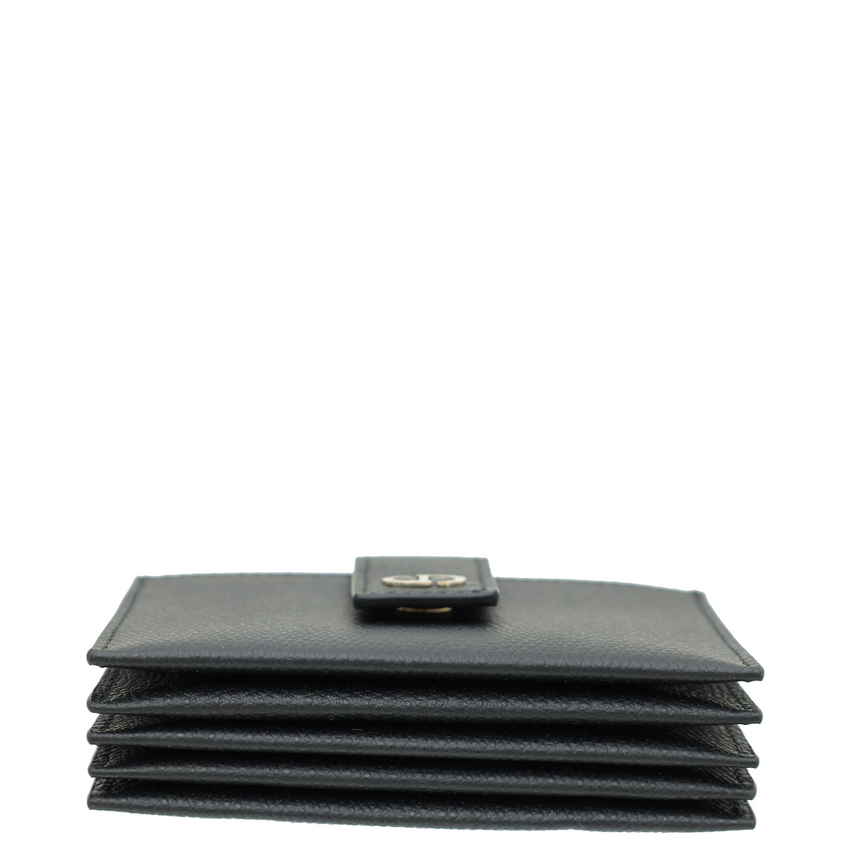 Christian Dior Black 30 Montaigne 5 Gusset Card Holder