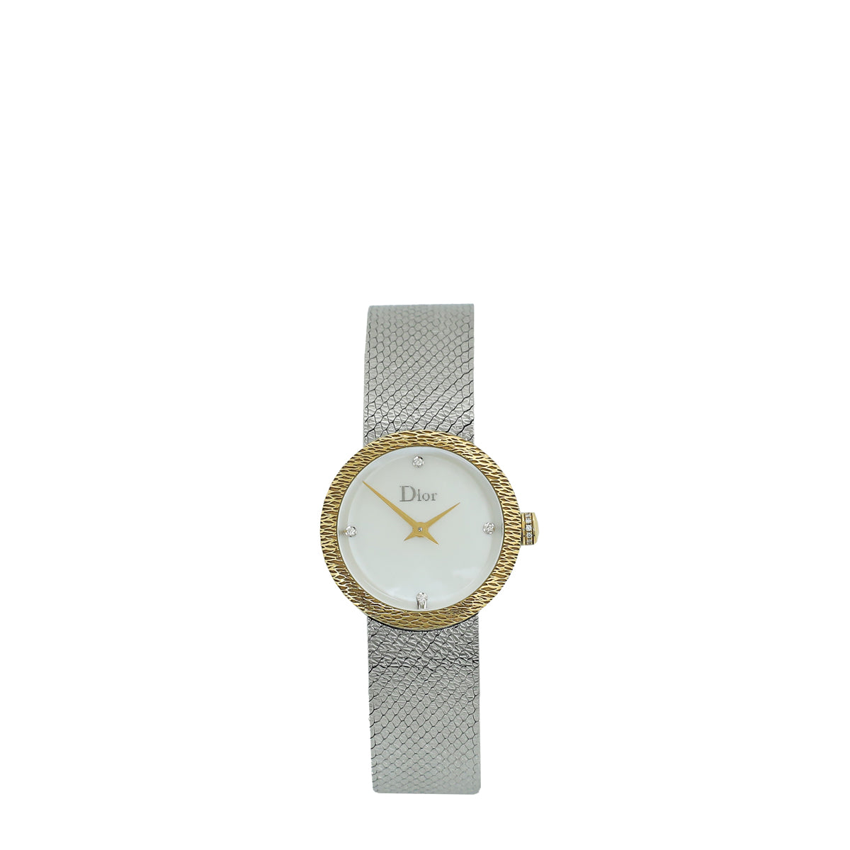 Christian Dior Gold La D De Dior Satine 25mm Watch
