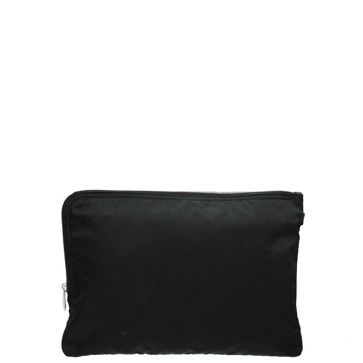 Dolce & Gabbana Black Nylon Logo Crown Print Pouch