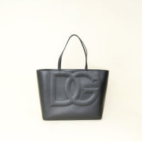Dolce & Gabbana Black DG Logo Tote Bag
