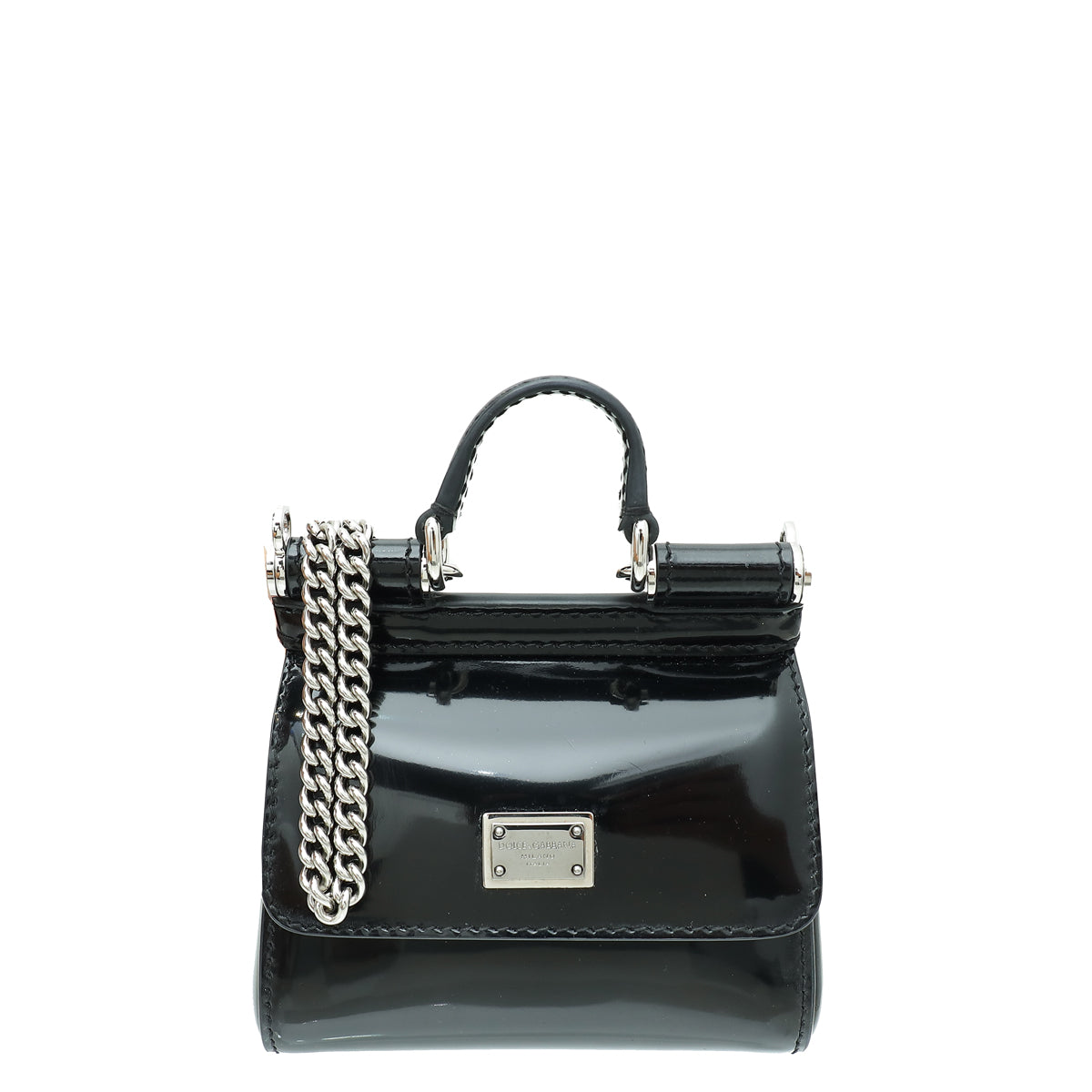Dolce & Gabbana Black Sicily Micro Bag-Dolce & Gabbana-THE CLOSET