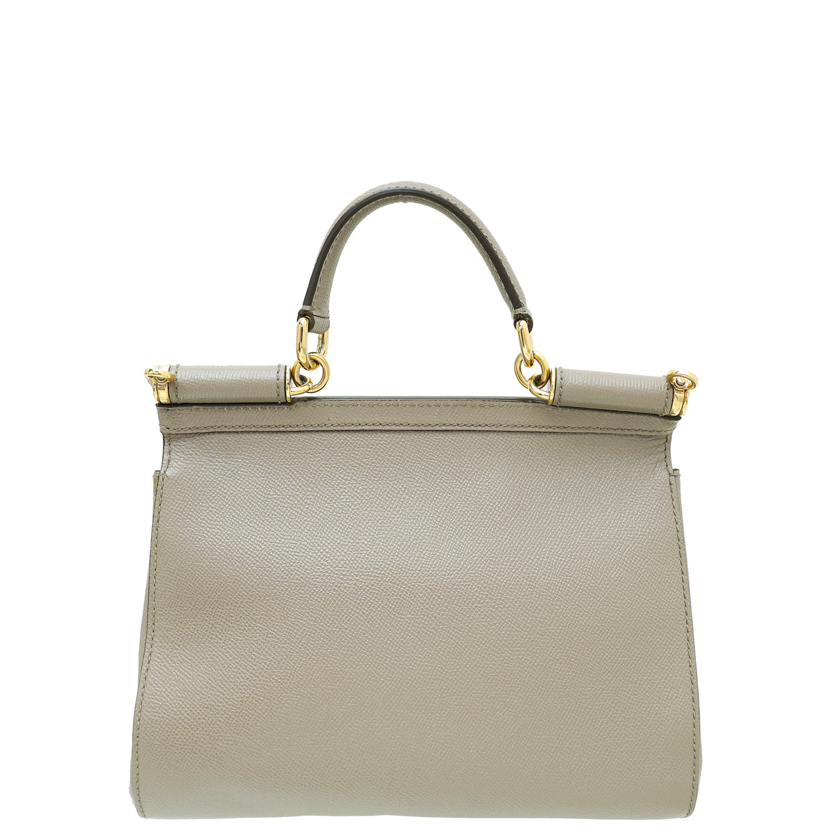 Dolce & Gabbana Grey Dauphine Sicily Medium Bag-Dolce & Gabbana-THE CLOSET