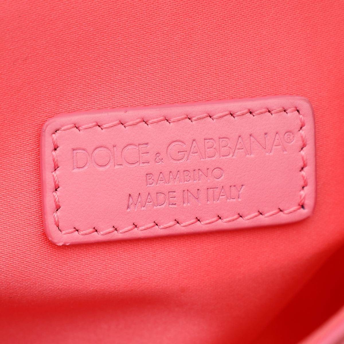 Dolce & Gabbana Pink Bambino Sicily Bag