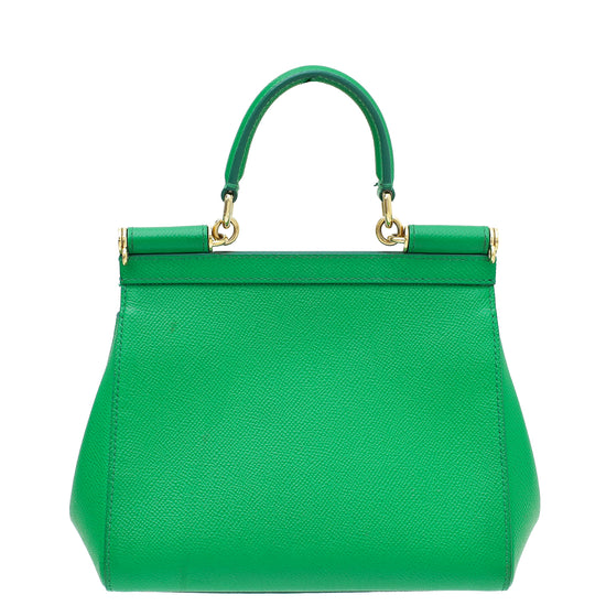 Dolce & Gabbana Green Sicily Dauphine Small Bag