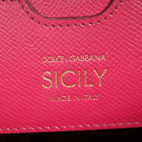 Dolce & Gabbana Fuchsia Sicily Medium Bag