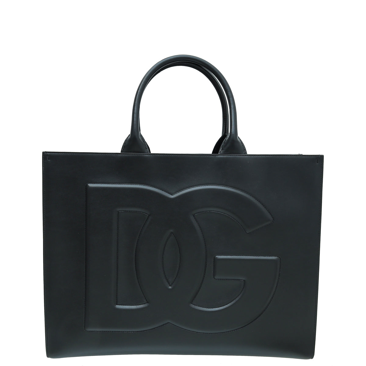 Dolce & Gabbana Black DG Daily Shopper Bag-Dolce & Gabbana-THE CLOSET