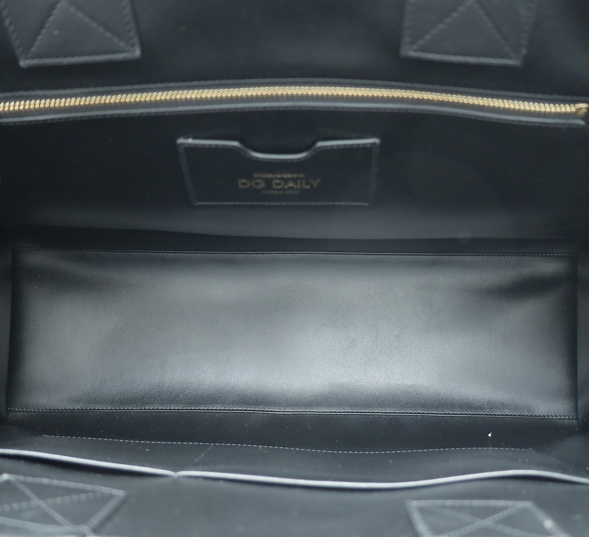 Dolce & Gabbana Black DG Daily Shopper Bag