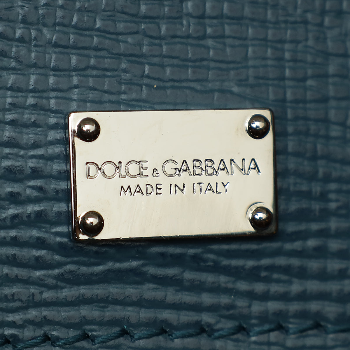 Dolce & Gabbana Blue Gray Miss Monica Medium Bag