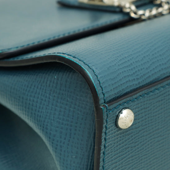 Dolce & Gabbana Blue Gray Miss Monica Medium Bag