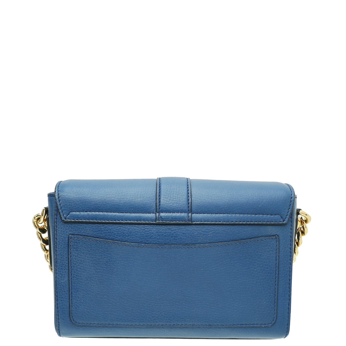 Dolce & Gabbana Blue Padlock Flap Shoulder Bag-Dolce & Gabbana-THE CLOSET
