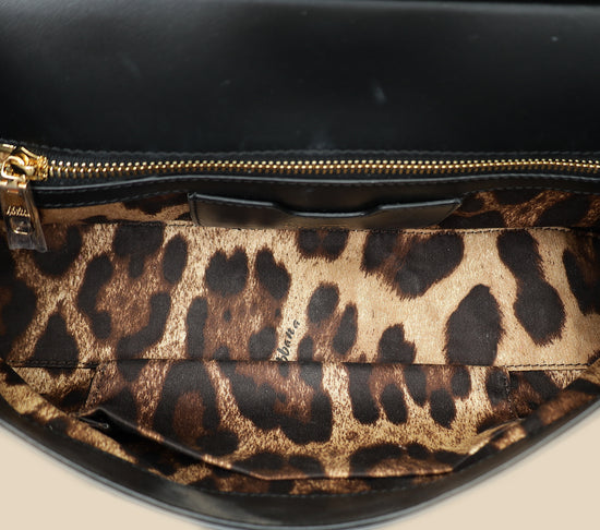 Dolce & Gabbana Black Elongated Sicily Bag-Dolce & Gabbana-THE CLOSET