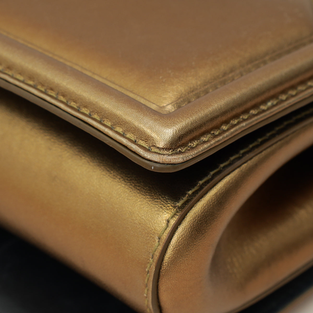 Dolce & Gabbana Bronze Devotion Flap Bag-Dolce & Gabbana-THE CLOSET