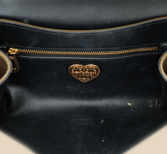 Dolce & Gabbana Bronze Devotion Flap Bag-Dolce & Gabbana-THE CLOSET
