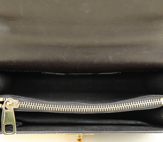 Dolce & Gabbana Tricolor Rosalia Python Lizard Flap Chain Bag