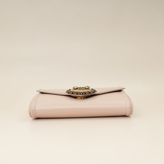 Dolce & Gabbana Pale Pink Devotion Belt Bag-Dolce & Gabbana-THE CLOSET