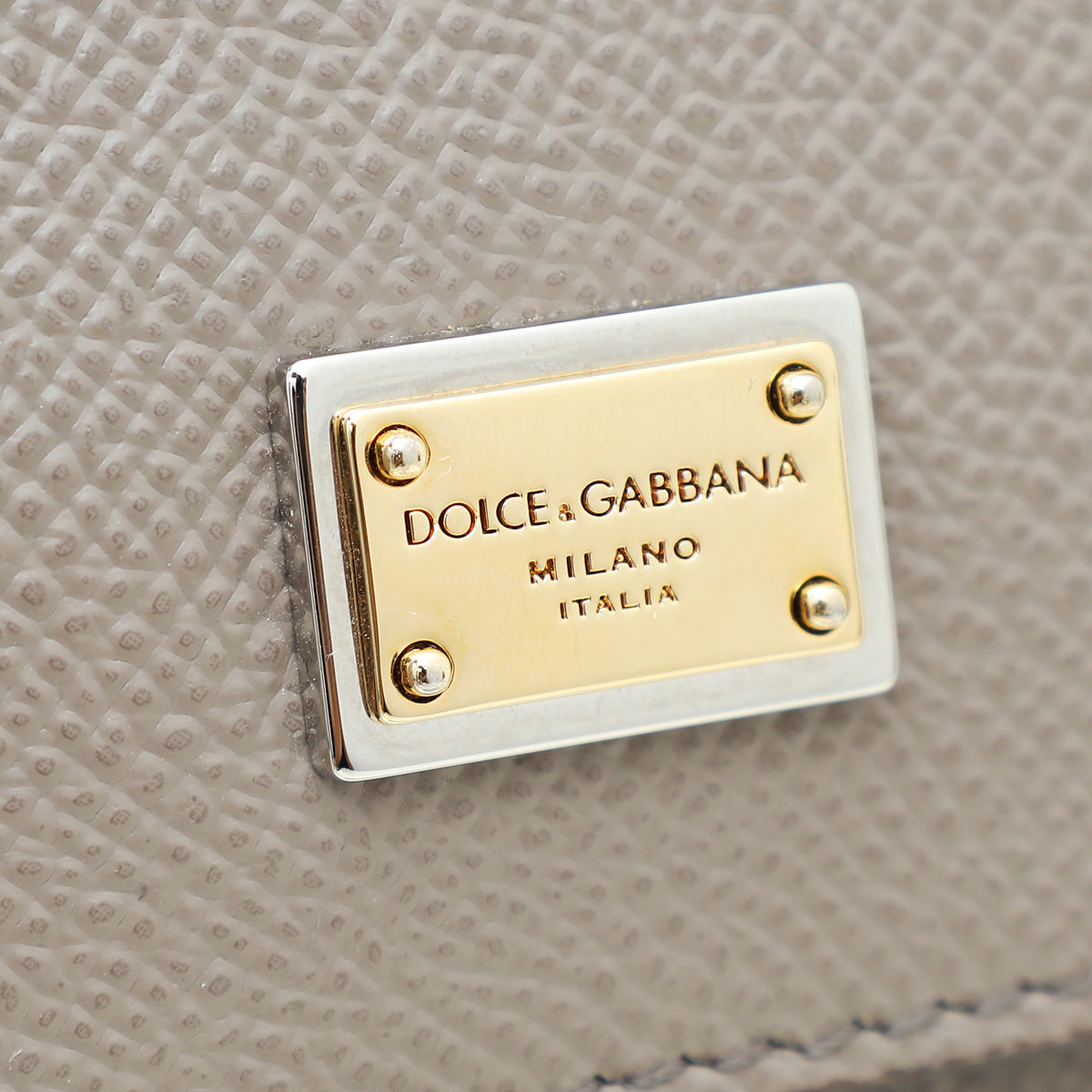 Dolce & Gabbana Grey Dauphine Sicily Small Bag