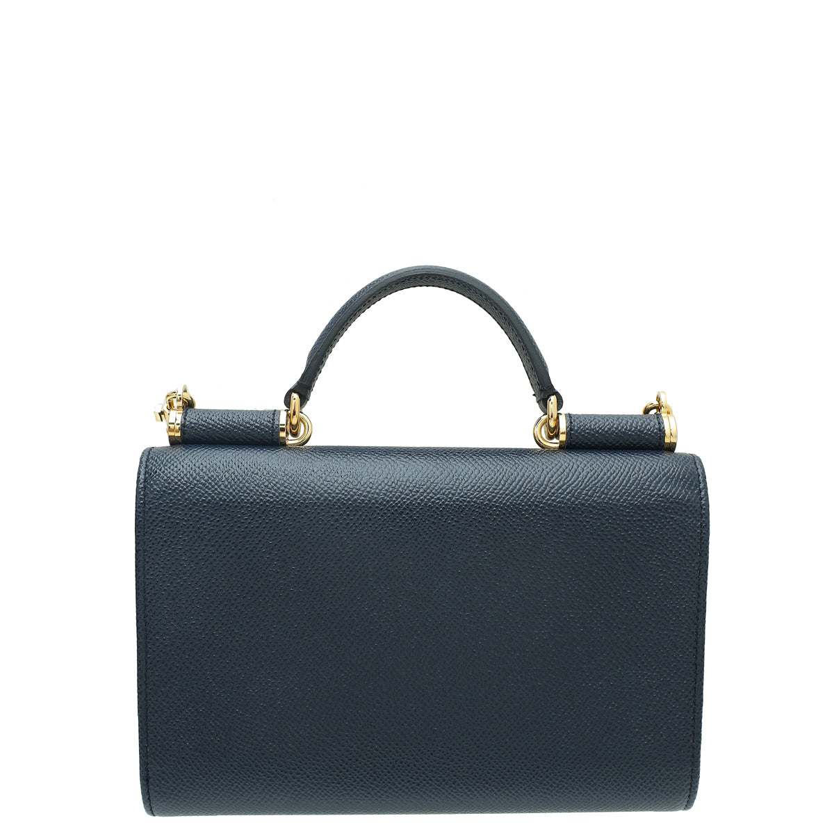 Dolce & Gabbana Indigo Blue Dauphine Smart Gloss Chain Bag-Dolce & Gabbana-THE CLOSET