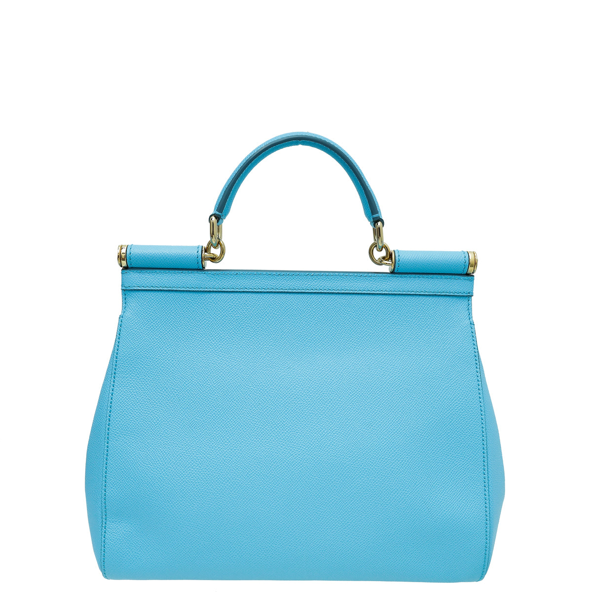 Dolce & Gabbana Baby Blue Dauphine Regular Sicily Bag