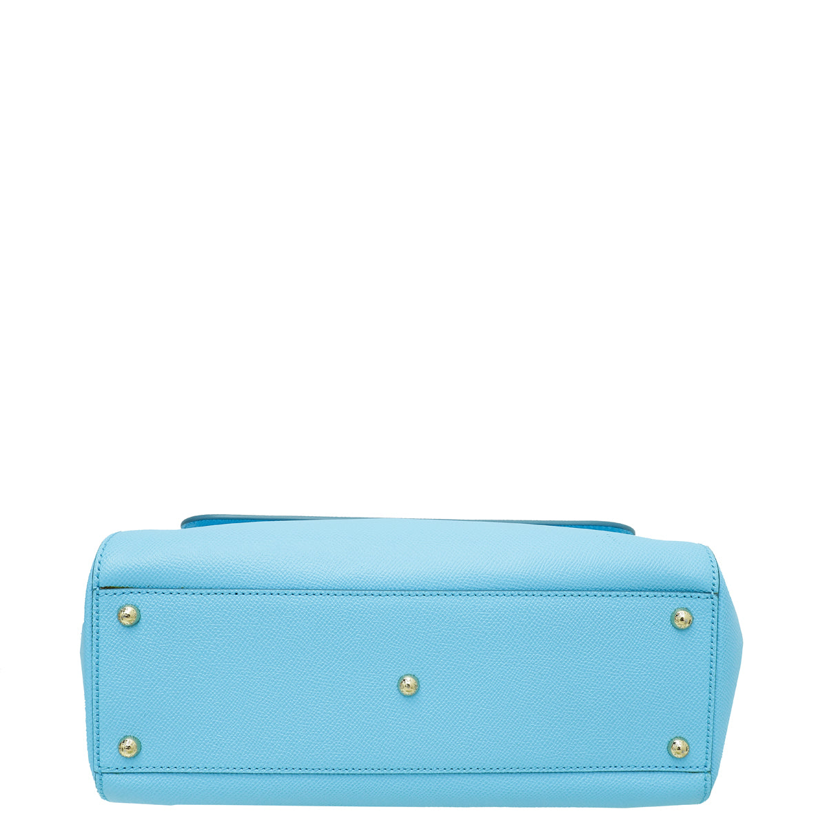 Dolce & Gabbana Baby Blue Dauphine Regular Sicily Bag