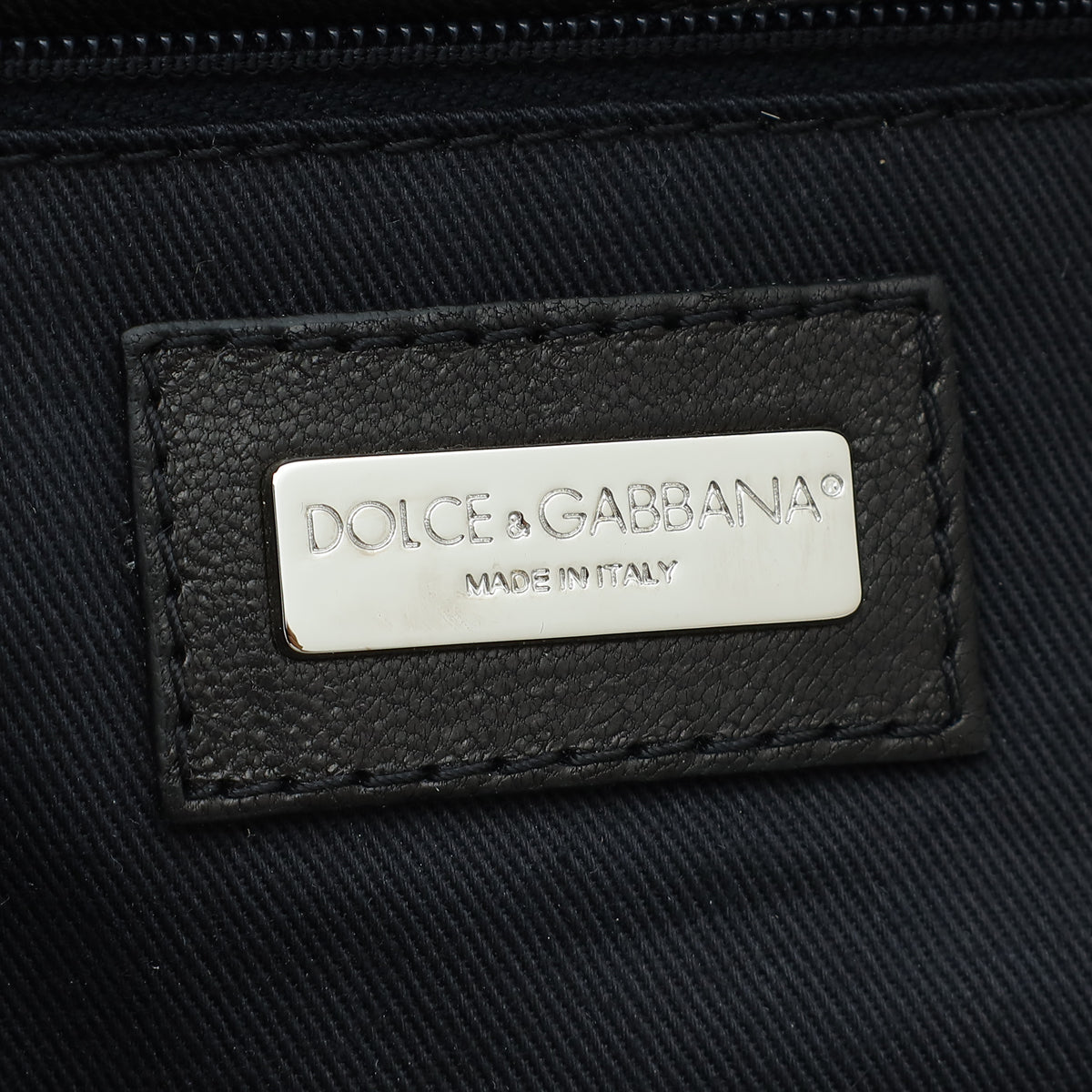 Dolce & Gabbana Bicolor Zebra Print Pony Hair Miss Charles Bag
