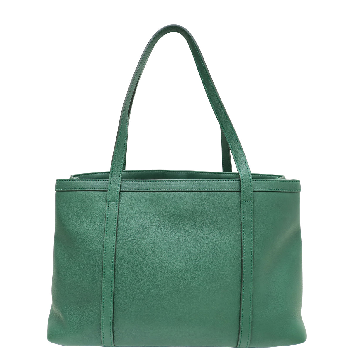 Dolce & Gabbana Dark Green Front Pocket Tote Bag-Dolce & Gabbana-THE CLOSET